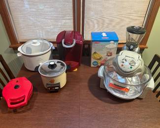 BUT WAIT….THERE’S MORE…. small kitchen appliances! 
