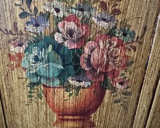 A simply beautiful painted cabinet! It is in absolutely superb condition and would work with ANY decor! 