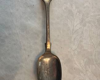 Antique English Sterling Silver Spoon. Many hallmarks. 