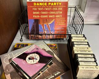 Lots of vintage albums and 8-Track Tapes! 