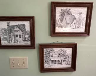 Great art work throughout the house! 