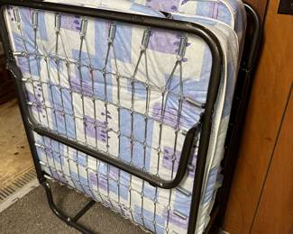 Remember Grandma rolling this out when you stayed over night? The mattress honestly looks brand new! Who needs to spend time blowing up an air mattress when you have this!?