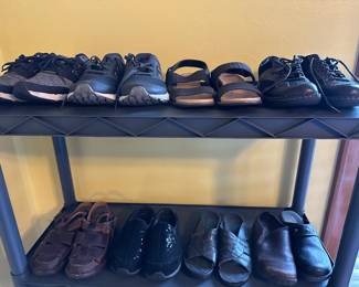 This is just a SMALL sampling o the shoes and boots in the house. 