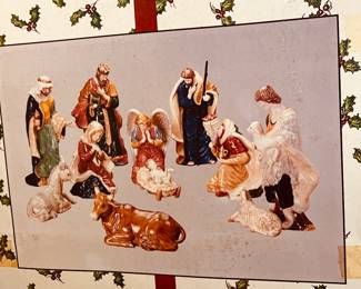 Nativity set