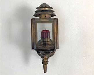 Carriage Style Candle Wall Lantern 