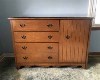 Vintage Lullabye Furniture Heirloom Maple C-Robe Dresser (I Love Lucy) 