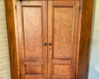 Corner TV, entertainment cabinet