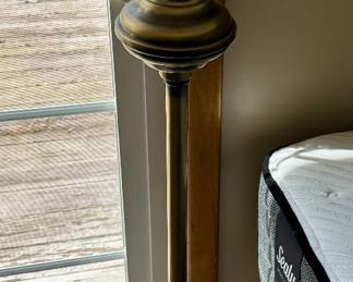 Brass floor lamp