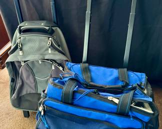 Rolling cooler, rolling backpack