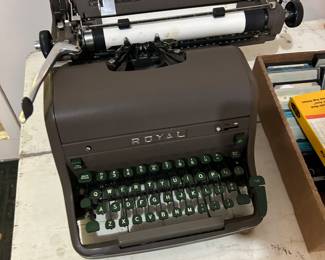 The Royal typewriter