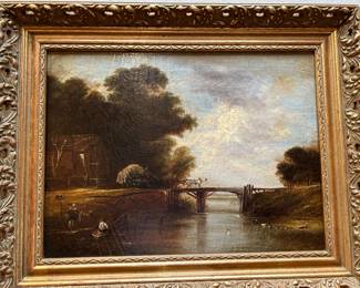 19th century English School  oil painting  on board measures approx 11 x 15"