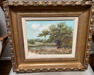 8 x 10" Hill Country Landscape by Bette Lou Vorhees (1931 - 2020) Austin $195. 