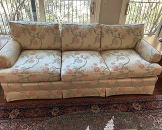 Chinoiserie Hollywood Regency 7' Sofa 7',( cushions sold separately) $525