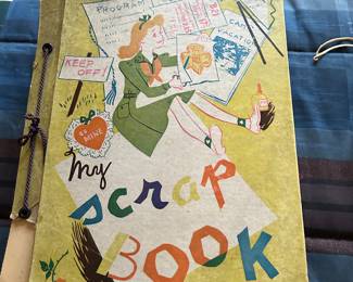 2 vintage scrapbooks W. Virginia 1951 - 1953