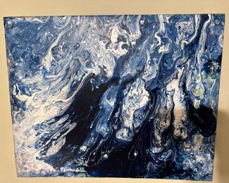 “Splash”  Pour Paint by Shabnam Rumpf