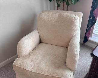 Pair of Custom Chairs made by Suniland Furniture Co. 