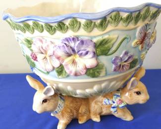 Fitz Floyd Footed Bowl