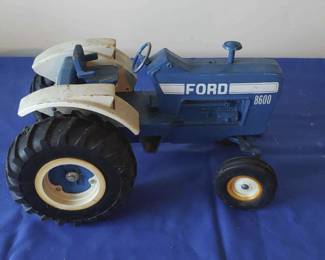 Vintage Metal Tractor Toy