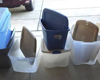 6 Storage Totes