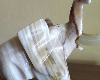 Carved Onyx Elephant