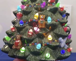 Radco Lighted Ceramic Christmas Tree