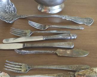 10 Vintage Silver Plate Items