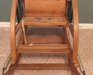Baby Rocking Low Slung Chair Stool
