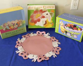 NIB Easter Decor By Fitz And Floyd