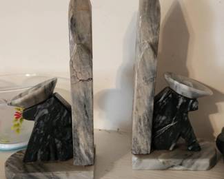 Marble Book Ends