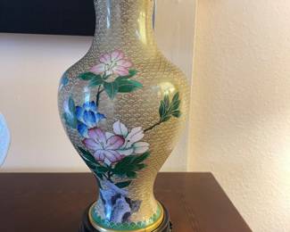 Pair of cloisonné vases