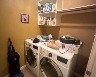 3 years old.  Like new.  Electric dryer.