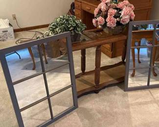 Sofa Table, Mirrors, and More