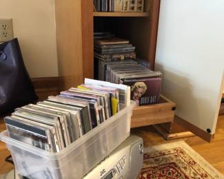 JVC CD Player and Assorted CDs