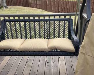 Patio Swing and Sun Cover