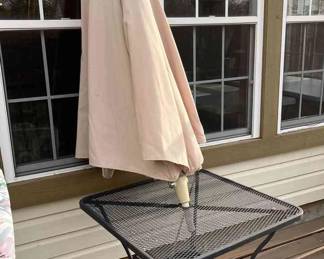 Patio Table and Umbrella