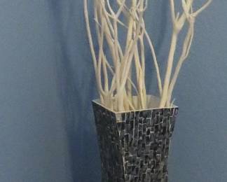 Floor vase, birch branches