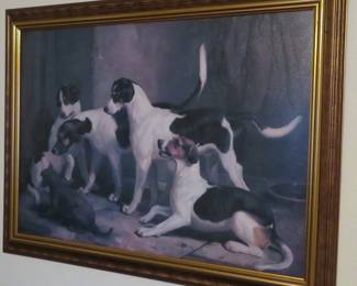 Foxhounds art print