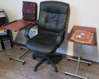 Office chair, adjustable tables