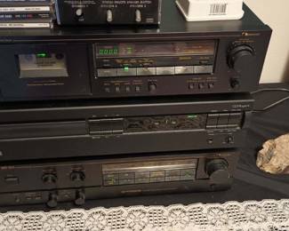 Nakamich Head Cassette Deck -CR - 2A, Nakamichi CD Player 4, Nakamichi Stereo Receiver - SR-2A