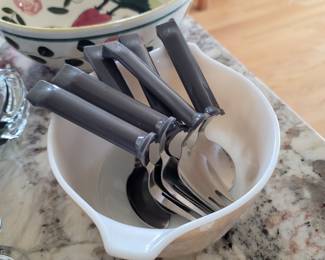 Rotating Flatware Set - 3 Spoons, 3 Forks