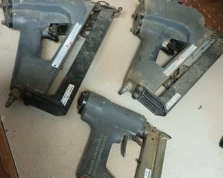 3 Senco Pneumatic Air Finish Nailers 