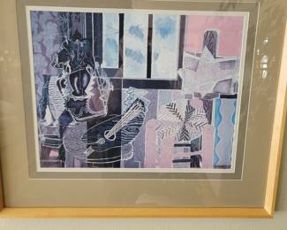 Framed and Matted Print - 1939 The Studio (Vase Before a Window)