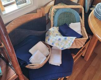 Assortment of Cloth Napkins, Placemats