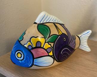 Talavera Mexican Pottery Fish 