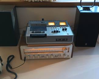 Pioneer Stereo Receiver - SX-650. Kenwood Dolby Cassette Deck - KX-720

