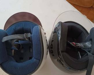 Max Open Face Motorcycle Helmet, 1985 HJC Open Face Motorcycle Helmet