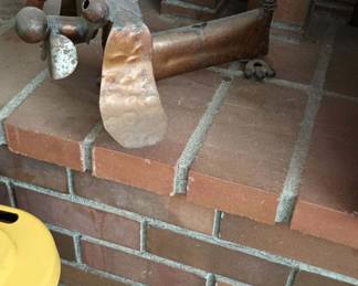 Copper Weiner Dog Decor