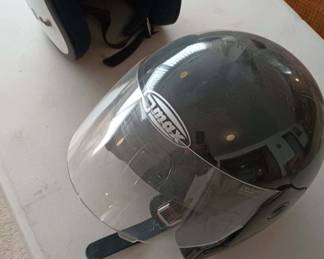 Max Open Face Motorcycle Helmet, 1985 HJC Open Face Motorcycle Helmet