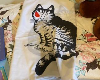Marlborough B. Kliban Kiss Cat Pillowcase