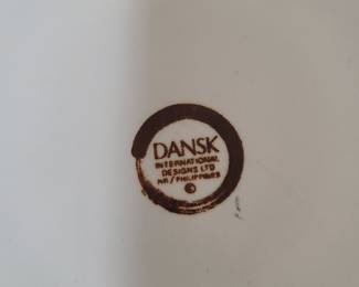 Dansk Berries Blueberry Salad Plates, Dansk Bistro Christianshavn Blue Dinnerware Set